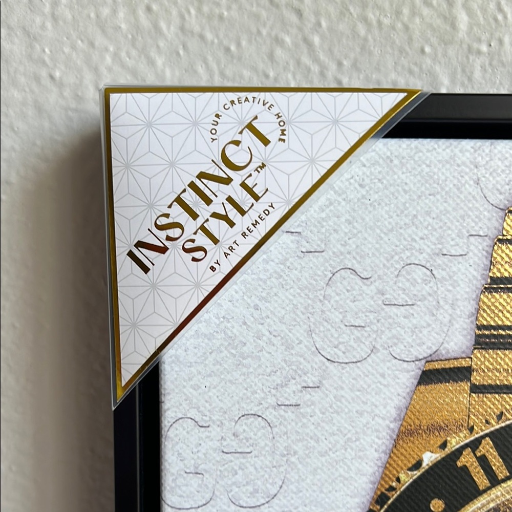 Instinct Style Gold Watch Wall Canvas - Picture 5 of 10